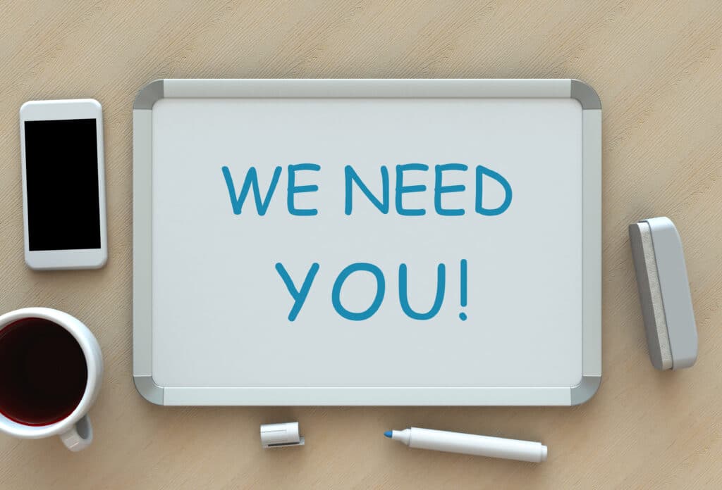 we need you recrutement