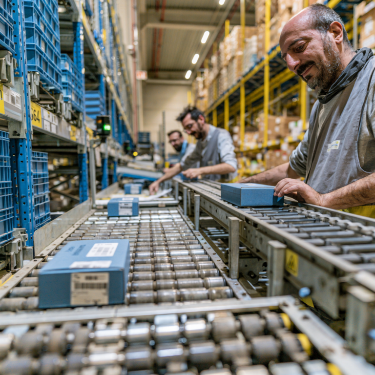 entrepot logistique mécanisé